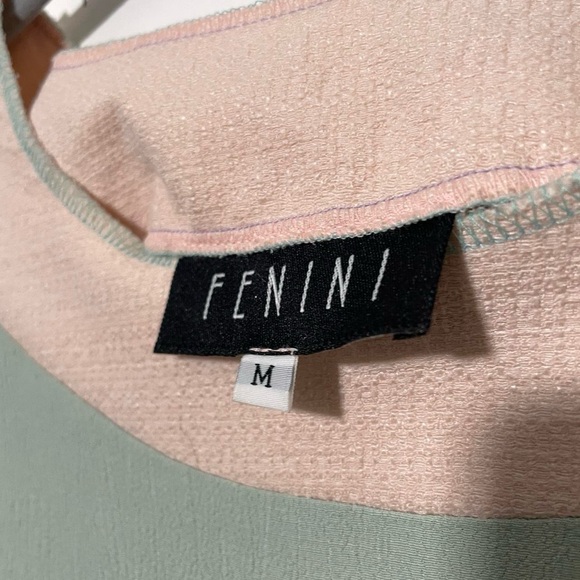 Light Green Vintage Cottagecore Coastal Grandma Dress FENINI - Picture 4 of 4